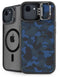 Blue Street Camo iPhone 16e Kickstand Case