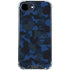 Blue Street Camo iPhone 16e Clear Case