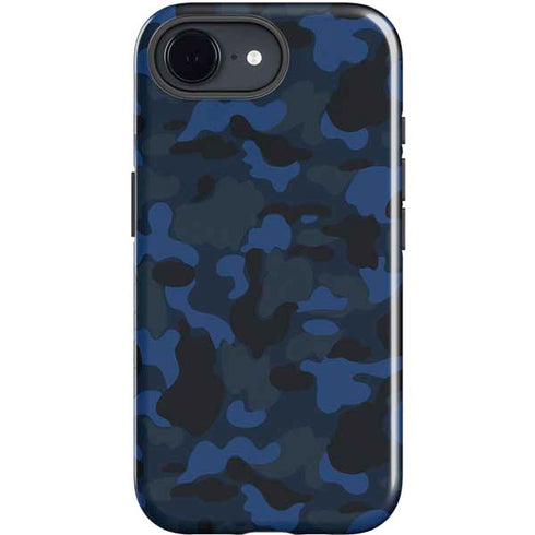 Blue Street Camo iPhone 16e Impact Case