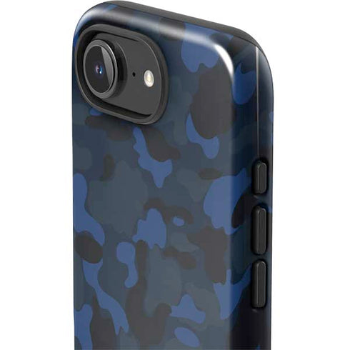 Blue Street Camo iPhone 16e Impact Case