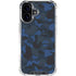 Blue Street Camo iPhone 17 Clear Case