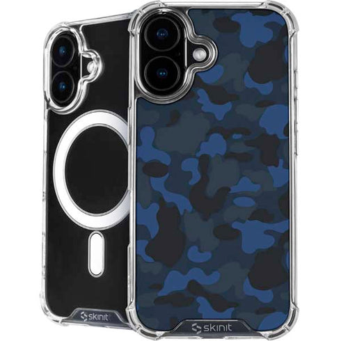 Blue Street Camo iPhone 17 MagSafe Case