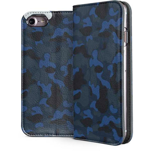Blue Street Camo iPhone 7 Folio Case