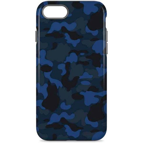 Blue Street Camo iPhone Cases