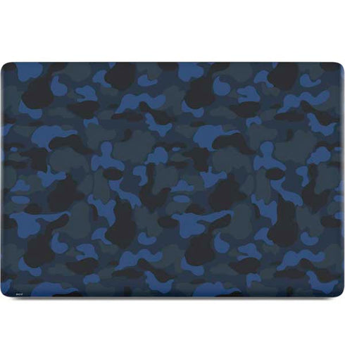 Blue Street Camo MacBook Skins