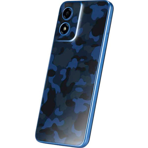 Blue Street Camo Moto G Play 4G (2024) Skin