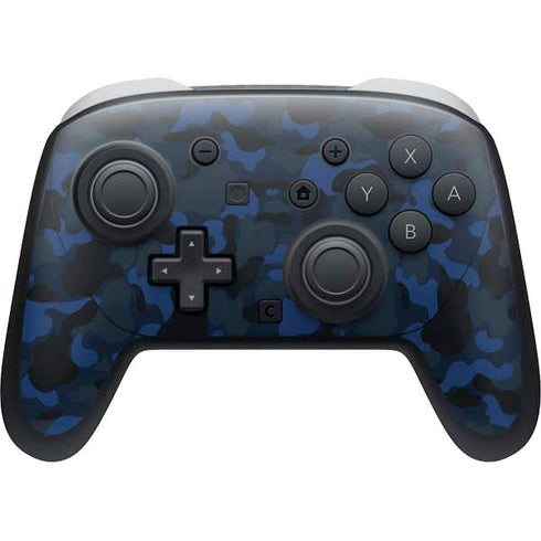 Blue Street Camo Nintendo Skins