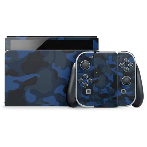 Blue Street Camo Nintendo Skins