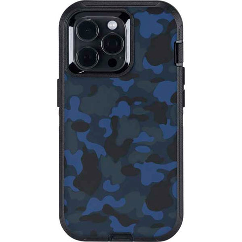 Blue Street Camo Otterbox Defender iPhone Skin