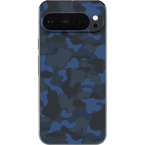 Blue Street Camo Pixel 9 Pro XL Skin