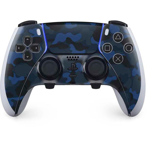 Blue Street Camo PS5 DualSense Edge Pro Controller Skin