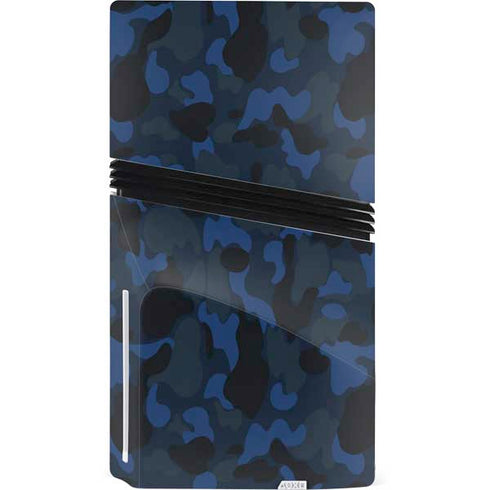 Blue Street Camo PS5 Pro Disk Bundle Skin