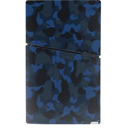 Blue Street Camo PS5 Slim Digital Edition Console Skin