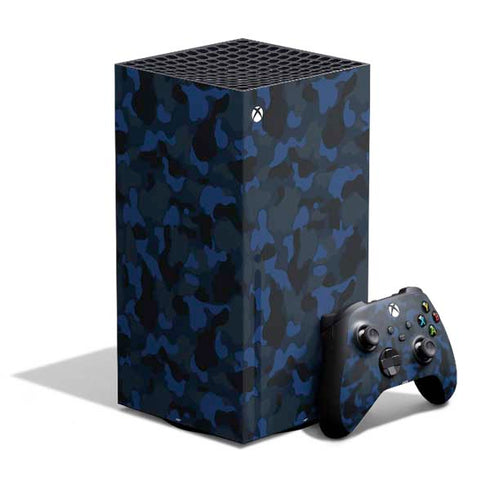 Blue Street Camo XBox Series X Digital Edition Bundle Skin
