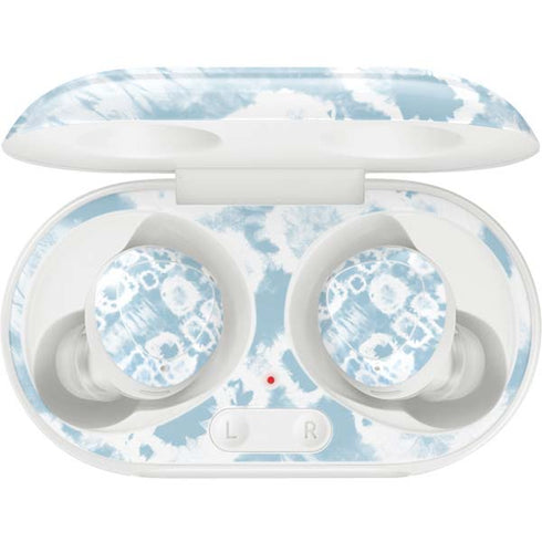 Blue Tie Dye Galaxy Buds Plus Skin