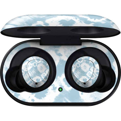 Blue Tie Dye Galaxy Buds Skin