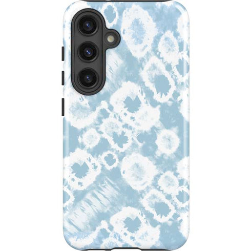 Blue Tie Dye Galaxy S25 Impact Case