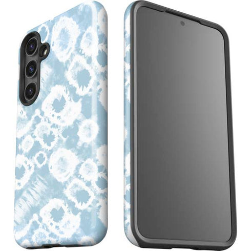 Blue Tie Dye Galaxy S25 Impact Case