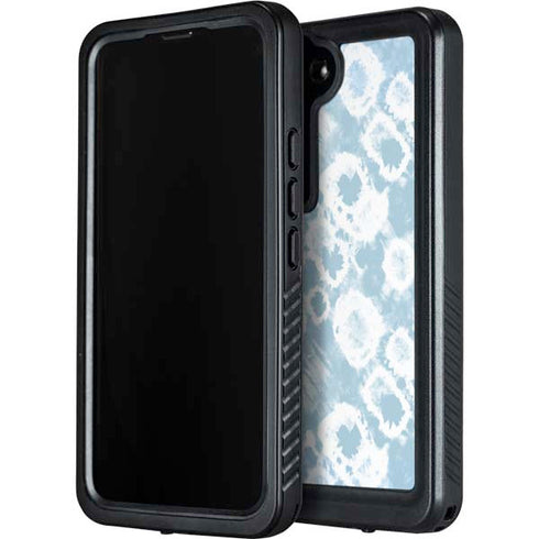 Blue Tie Dye Galaxy S24 Plus Waterproof Case