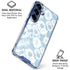Blue Tie Dye Galaxy S25 Plus Clear Case