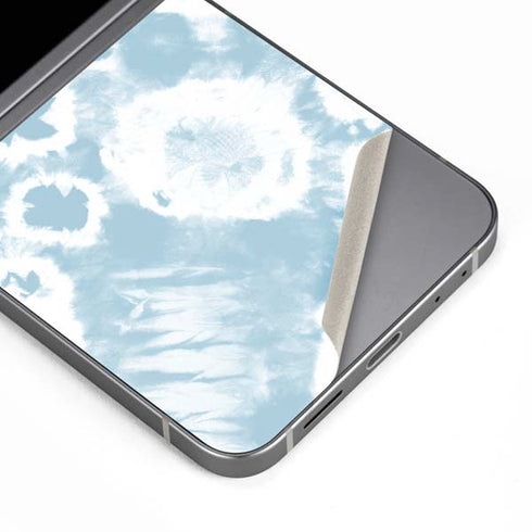 Blue Tie Dye Galaxy Z Flip6 Skin