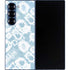 Blue Tie Dye Galaxy Z Fold6 Skin