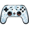 Blue Tie Dye Google Stadia Controller Skin