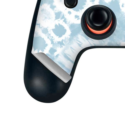 Blue Tie Dye Google Stadia Controller Skin