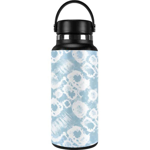 Blue Tie Dye Hydro Flask 32oz Wide Mouth Skin