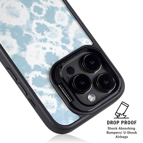 Blue Tie Dye iPhone 13 Pro Kickstand Case