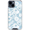 Blue Tie Dye iPhone 15 Clear Case