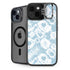 Blue Tie Dye iPhone 15 Plus Kickstand Case
