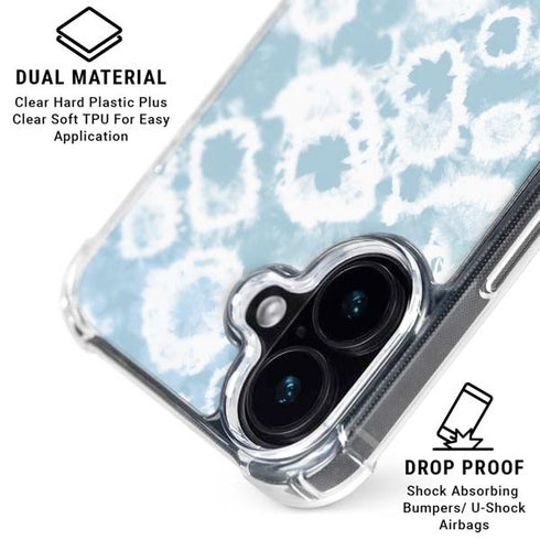 Blue Tie Dye iPhone 16 MagSafe Case