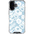 Blue Tie Dye iPhone 16 Plus Clear Case