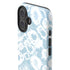 Blue Tie Dye iPhone 16 Plus Impact Case
