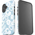 Blue Tie Dye iPhone 16 Plus Impact Case