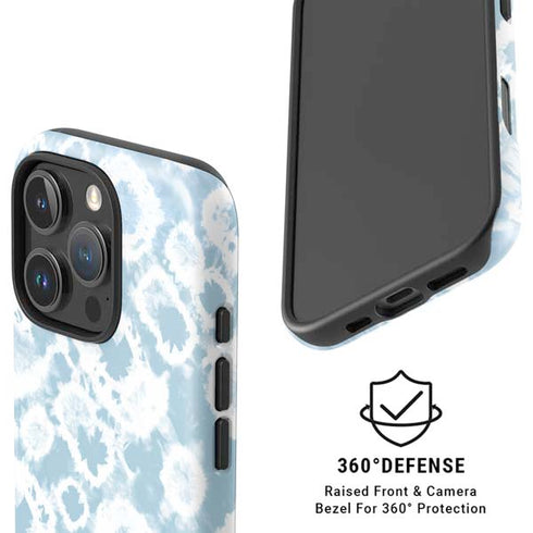 Blue Tie Dye iPhone 16 Pro Magsafe Impact Case