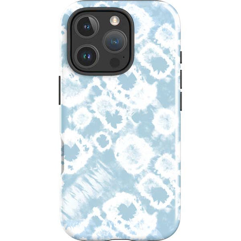 Blue Tie Dye iPhone 16 Pro Max Impact Case