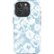 Blue Tie Dye iPhone 16 Pro Max Impact Case