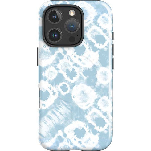 Blue Tie Dye iPhone 16 Pro Max Magsafe Impact Case