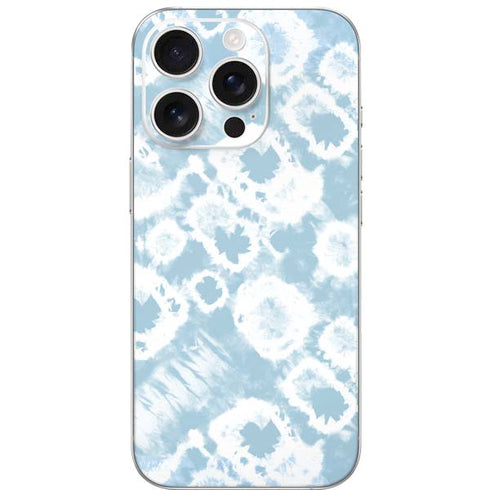 Blue Tie Dye iPhone 16 Pro Skin