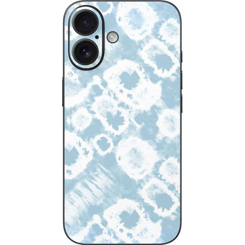 Blue Tie Dye iPhone 16 Skin