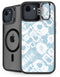 Blue Tie Dye iPhone 16e Kickstand Case