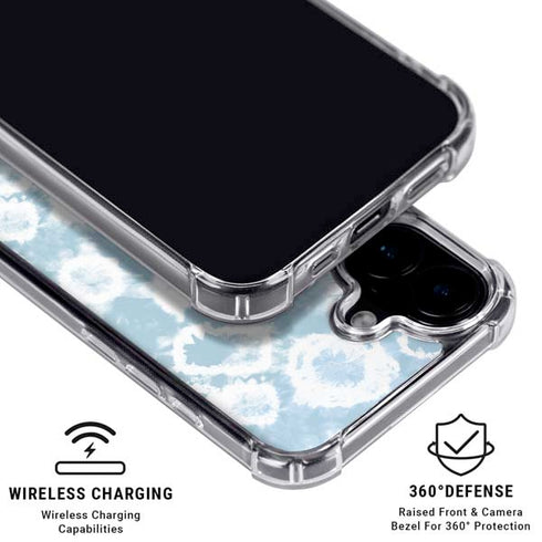 Blue Tie Dye iPhone 17 MagSafe Case