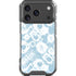 Blue Tie Dye iPhone 18 Pro Clear Case