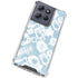 Blue Tie Dye Moto G 5G (2025) Clear Case