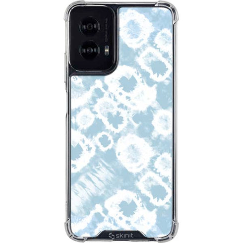 Blue Tie Dye Moto G Power 5G (2024) Clear Case