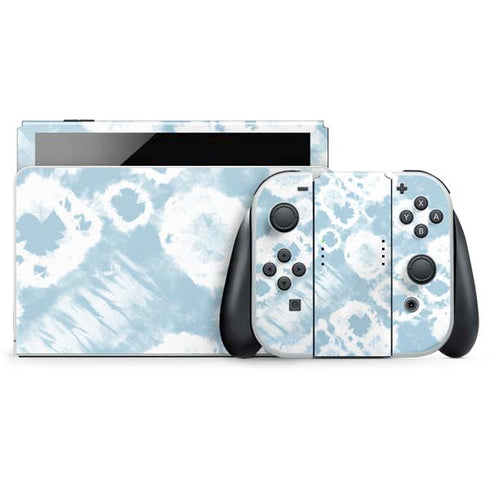 Blue Tie Dye Nintendo Skins