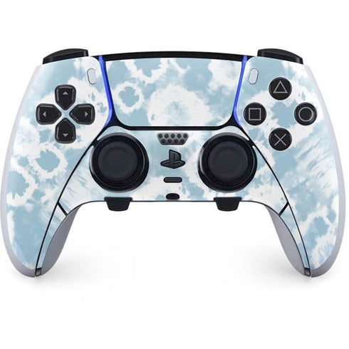Blue Tie Dye PS5 DualSense Edge Pro Controller Skin