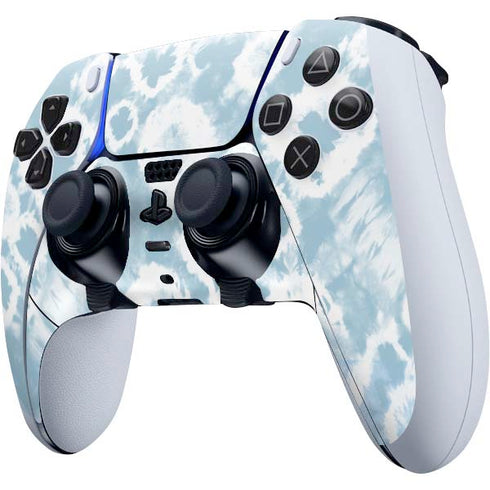 Blue Tie Dye PS5 DualSense Edge Pro Controller Skin